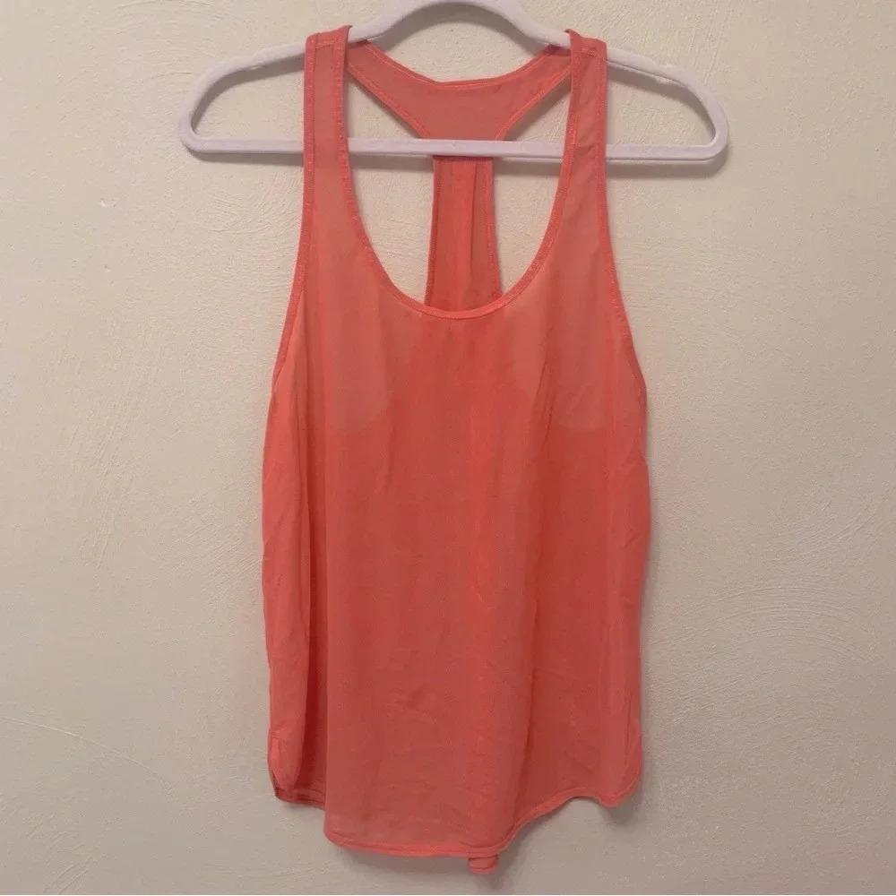 lululemon athletica Coral Racerback Tank Top